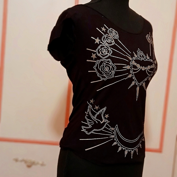 Witchcore fitted women's T-shirt Small to Medium - Picture 2 of 4